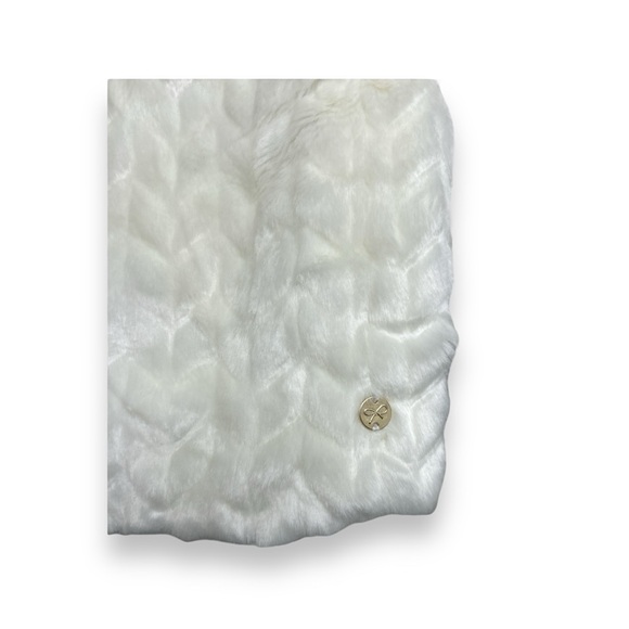 Lili Gaufrette || Paris Prairie Girl White Faux Fur Vest size 10 years - Picture 3 of 7